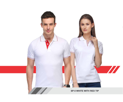"Unisex 100% Pure Organic Cotton Polo T-Shirt"