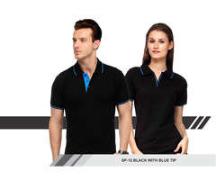 "Unisex 100% Pure Organic Cotton Polo T-Shirt"
