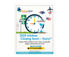 EduNexus Globe 2025 Intakes – Closing soon