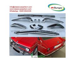 BMW 1502.1602.1802.2002 bumpers (1971-1976) by stainless steel