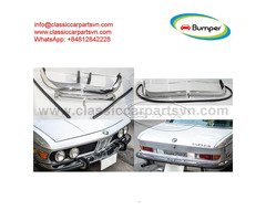 BMW 2800CS. 3.0CS. E9 bumpers (1968-1975) by stainless steel