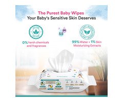 CutetotZ® Premium Organic Baby Wet Wipes | Green Seal® Certified | Pack 03 (80 Wipes)