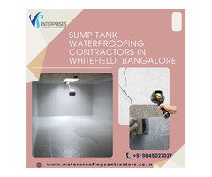 Sump Tank Waterproofing Contractors in Whitefield, Bangalore