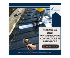 Terrace MS Sheet Waterproofing Contractors in Whitefield, Bangalore