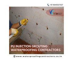 PU injection grouting waterproofing Contractors in Whitefield, Bangalore