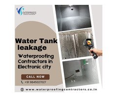 Water tank leakage Waterproofing Contractors in Electronic city