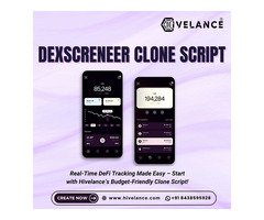 DEX Screener Clone Script: Launch a Powerful DeFi Analytics Platform