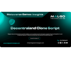 Start Your Metaverse Business with Decentraland Clone Script