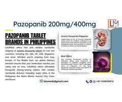 Pazopanib Tablet Cost Manila Philippines