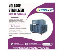 Top Voltage Stabilizer Supplier in Faridabad | Industrial & Commercial Solutions by Tiru