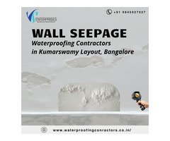 Wall Seepage Waterproofing Contractors in Kumaraswamy Layout, Bangalore