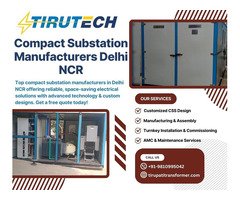 Best CSS (Compact Substation) Manufacturer Delhi NCR | Tirupati Transformer