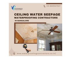Ceiling water Seepage Waterproofing Contractor near Bangalore