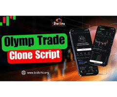 Bidbits offers the Olymp Trade Clone Script, a fully customizable and secure trading platform design