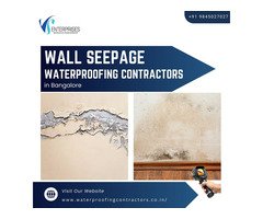 Wall Seepage Waterproofing Contractors in Bangalore