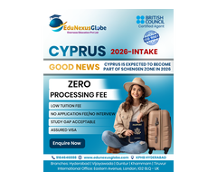 Study in Cyprus 2026 Intake – Your Gateway to Europe with EduNexus Globe