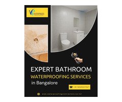 Expert Bathroom Waterproofing Services in Bangalore