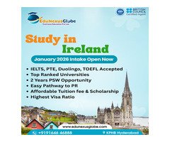 Study in Ireland - Jan 2026 Intake is Open!