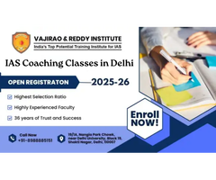 IAS Coaching Classes in Delhi- Vajirao and Reddy Institute