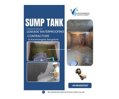 Sump Tank leakage waterproofing contractors in Koramangala