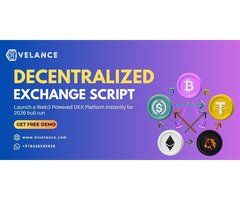 Decentralized Exchange Script To Start a Cross Chain DEX Instantly