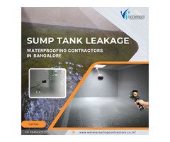Sump Tank Leakage Waterproofing Contractors in Bangalore