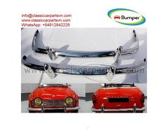 Triumph TR4 (1961-1965) bumpers by stainless steel