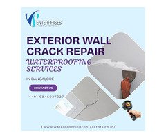 Exterior Wall Crack Repair Waterproofing Services in Bangalore
