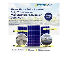 Three Phase Solar Inverter Duty Transformer Manufacturer & Supplier Delhi NCR