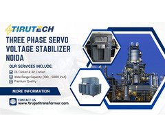 Three Phase Servo Voltage Stabilizer Noida | Servo Voltage Stabilizer Supplier Delhi NCR