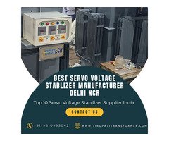 Best Servo Voltage Stabilizer Manufacturer Delhi NCR | Top 10 Servo Voltage Stabilizer India