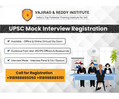 Best IAS Mock Interview in Delhi - Vajirao and Reddy Institute