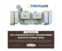 Top Converter Duty Transformer Manufacturer & Supplier India