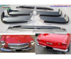 Volvo P1800 S/ES bumper (1963–1973) by stainless steel - Image 1/4