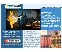 Dry Type Electrical Transformers Manufacturer & Supplier Delhi NCR India