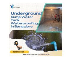 Underground Sump Tank Waterproofing in Bangalore