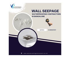 Wall Seepage Waterproofing Contractors in Bangalore
