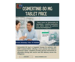 Osimertinib 80 mg Tablet Cost Philippines Manila