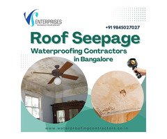 Roof Seepage Waterproofing Contractors in Yelahanka, Bangalore