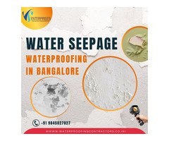 Water seepage Waterproofing Contractors in Whitefield, Bangalore