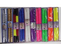 Spiral Candles 10 Inch-AARYAH DECOR