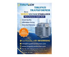 Best Servo Voltage Stabilizer Manufacturer Delhi NCR