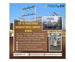 Top 10 Transformer Manufacturers Company  in India