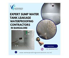Sump Water Tank Leakage Waterproofing contractors in Bangalore