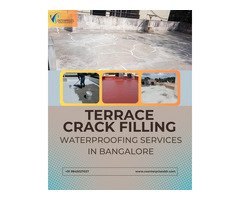 Terrace Crack Filling Waterproofing Services in Bangalore