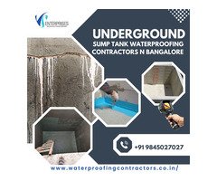 Underground Sump Tank Waterproofing Contractors in Bangalore