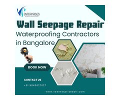 Wall Seepage Repair Waterproofing Services in Bangalore