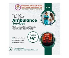 Panchmukhi Train Ambulance Services in Patna- assurance of ICU onboard