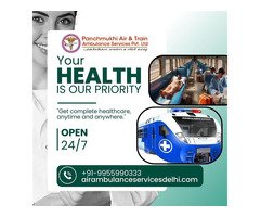 Panchmukhi provides on-track medical options in its Train Ambulances in Ranchi