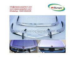 BMW 2000 CS (1965-1969) bumpers by stainless steel new
